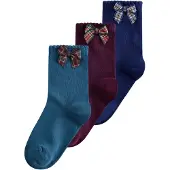 Next Sockor nattblå / petrol / bär