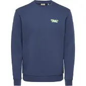 Only & Sons Sweatshirt 'ONSCERES' marinblå / grön / mauve / vit