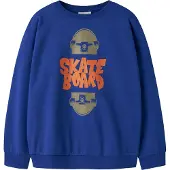 Name it Sweatshirt - NkmVildar - Surf Webben/Skateboard - - 7-8 år (122-128) - Sweatshirt
