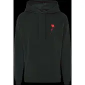 HUGO Sweatshirt röd / svart