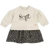 Chicco Klänning kräm / camel / svart