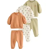 Next Set ecru / khaki / orange / röd