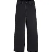 Levi's Jeans 'High Waisted Straight' svart denim