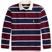Ralph Lauren T-shirt marinblå / vinröd / vit