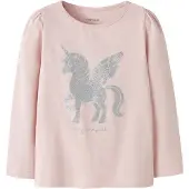 Name it T-shirt 'NMFLINDUSAS' rosé / silver