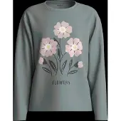 Name it T-shirt 'NKFVELDA' pastellgrön / puder / vit