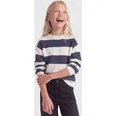 ONLY GIRLS Tröja 'KOGFRANCA' blå / vit