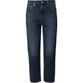 Levi's Jeans '501 Crop' mörkblå