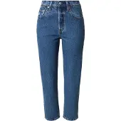 Levi's Jeans '501 Crop' blå denim