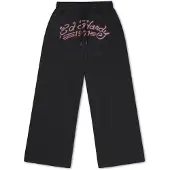 Ed Hardy Byxa ljusgrå / bordeaux / svart