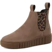 Tamaris Chelsea boots mörkbeige