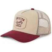 Brixton Keps 'HUBAL' kräm / bordeaux