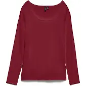 Vero Moda T-shirt 'VMMAXI' röd