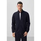 Tommy Life Herr långärmad zip sweatshirt och byxset