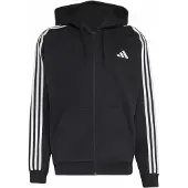 Adidas 3 Stripes Fleece Sweatshirt Med Dragkedja