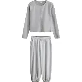 Next Pyjamas gråmelerad