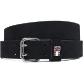 Tommy Hilfiger Tommy Jeans Suede Logo Square Buckle Belt