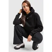 Nike Sweatshirt 'Studio Fleece' svart / vit
