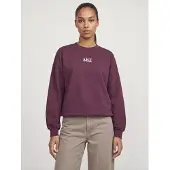 JJXX Sweatshirt 'JXSANDRA' vinröd / vit