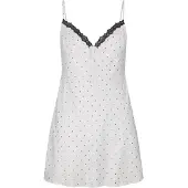 Hunkemoller Nattlinne 'Dolly' svart / vit