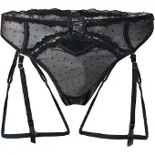 Hunkemoller String 'Kat' svart