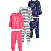 Next Pyjamas mörkblå / gul / rosa / vit