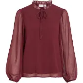Vila Falia Blus Med Lång ärm