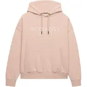 Superdry för kvinnor. W2012575A Rosa Luxe Relaxed luvtröja (S), Casual, Bomull