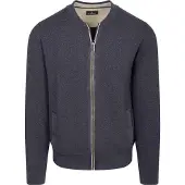 Casamoda Väst Zip Structure Navy Blå Mörkblå Storlek