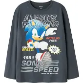 Name it T-shirt 'NKMatti Sonic' blå / duvblå / vit