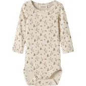 Lil´ Atelier Sparkdräkt/body 'NBFLAGO' beige / grön / oliv / rosa