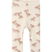 Name it Leggings 'NBMLorens' beige / kräm / ljusbrun