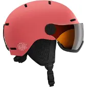 Salomon - Skidhjälmar barn - Orka Visor Sun Kissed Coral för Unisex - Barnstorlek S - Rosa