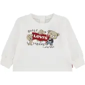 Levi's T-shirt ecru / ljusbrun / röd / svart