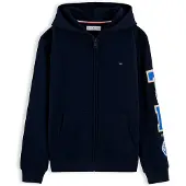 Tommy Hilfiger Sweatjacka marinblå / azur / vit