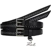 Karl Lagerfeld Bälte svart / silver