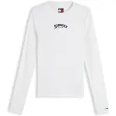 Tommy Hilfiger T-shirt 'ESS' marinblå / vit