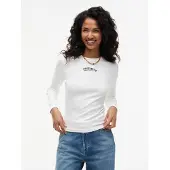 Tommy Hilfiger T-shirt 'ESS' marinblå / vit