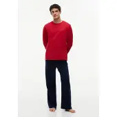 Tommy Hilfiger Underwear Pyjamas lång röd / svart