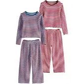Next Pyjamas kräm / ljusblå / bordeaux / blodröd
