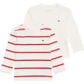 Tommy Hilfiger 2 Pack Stripe Long Sleeve T-Shirts
