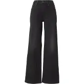 Levi's Jeans '728 High Rise Wide Leg' svart denim