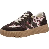 Tamaris Låg sneaker choklad / mörkbrun / vit