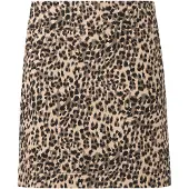 BOSS för kvinnor. 50563281 Brun leopardmönstrad minikjol Vakily (40), Casual, Djurmönster, Polyester
