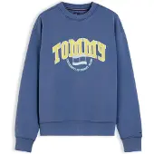 Tommy Hilfiger Sweatshirt 'Varsity Crest' safir / gul / vit