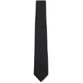 BOSS Silk tie with solid weave