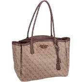 GUESS Shoppingväska 'Lindsey' brun / umbra
