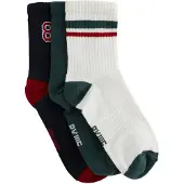 We fashion Sockor marinblå / gran / mörkröd / vit