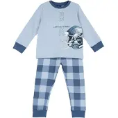 Chicco Pyjamas safir / opal / ljusblå / vit