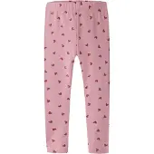 Name it Leggings 'NMFVIVIAN' pastelllila / karminröd